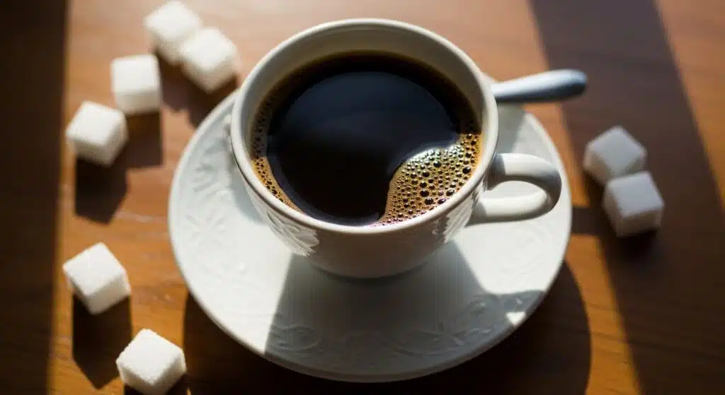 Кофе с сахаром