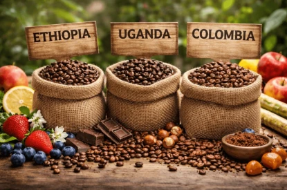 Чем отличается кофе из Эфиопии, Уганды и Колумбии: вкус, аромат и характер зерна
