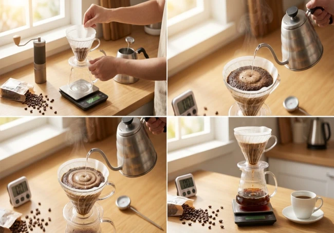 Как правильно заваривать дрип-кофе: пошаговая инструкция для дома