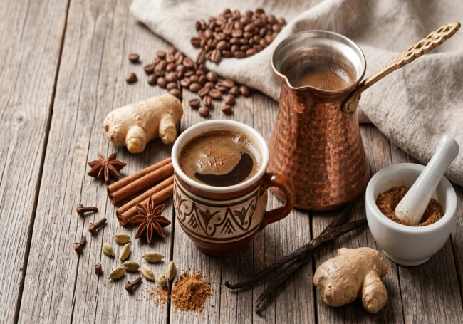 Кофе со специями: история, основные добавки и простые рецепты